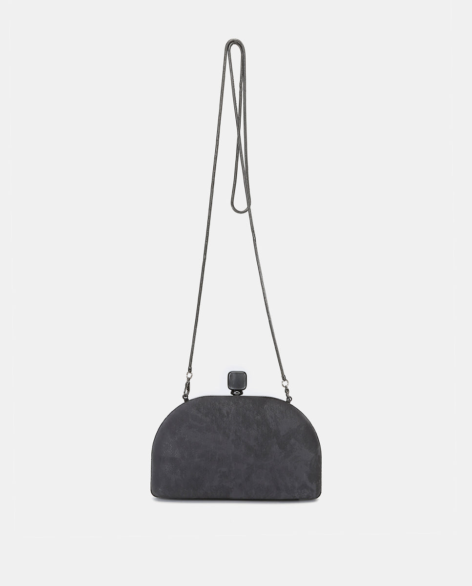 abbacino-clutch-terciopelo-gris-media-luna-bolso-fiesta image 4
