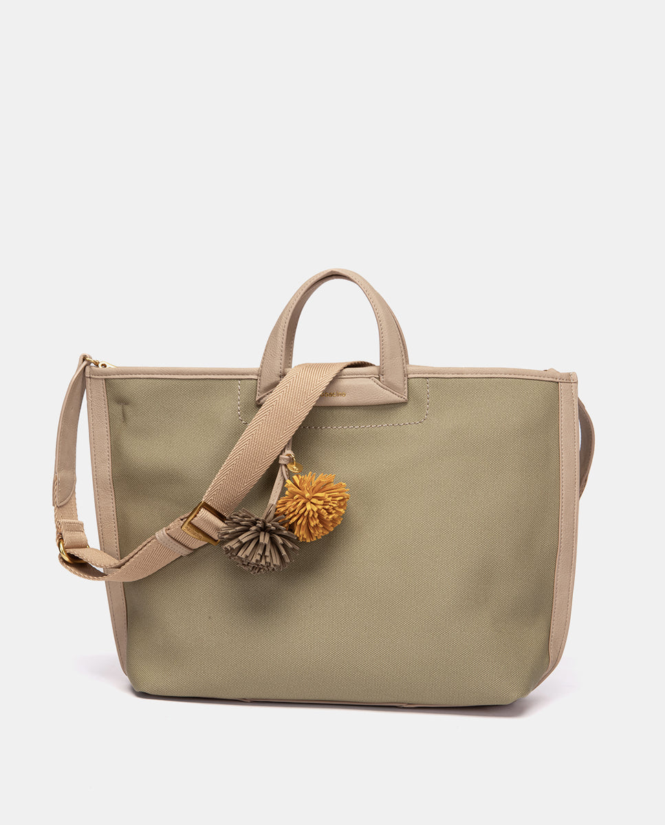 abbacino-bolso-shopper-verde-en-materiales-reciclados image 4