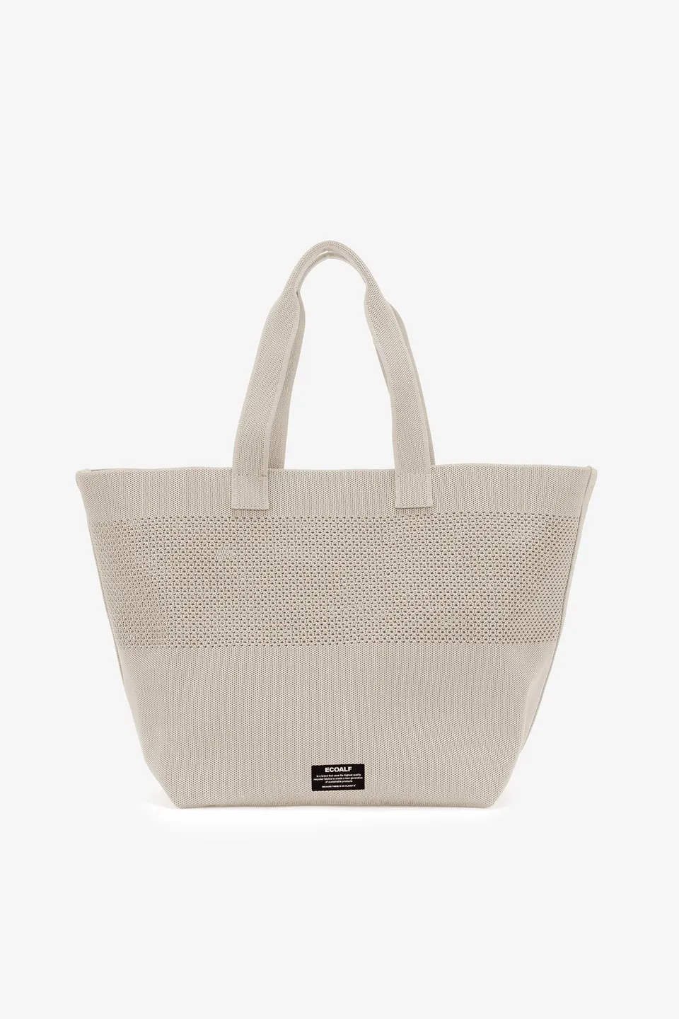 ecoalf-bolso-shopper-tika-blanco-cubo-estructurado-de-punto-hilo-del-mar-edici-n image 1