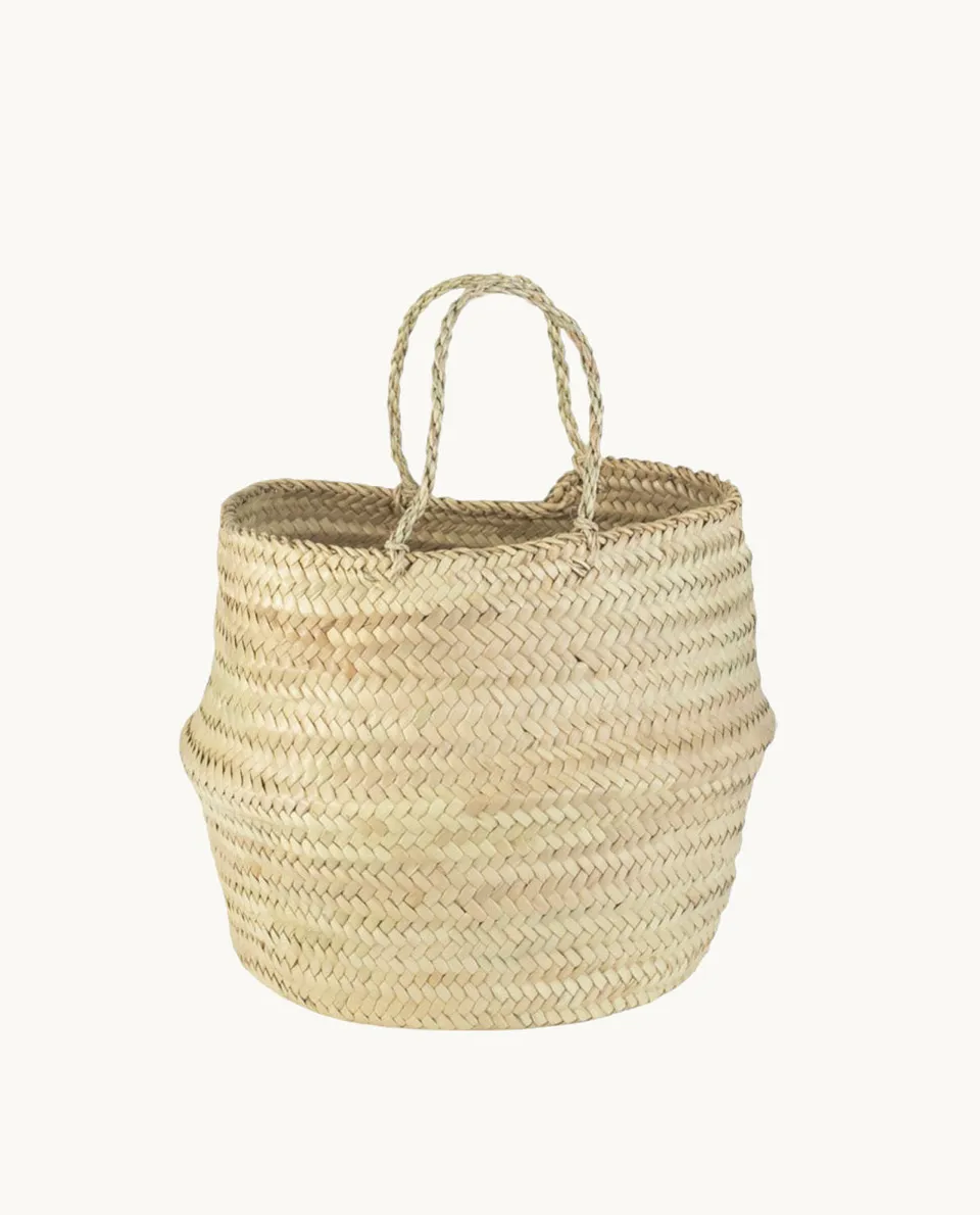 cesto-palma-natural-mediano-kbas-tote-de-fibra-natural-para-el-d-a-a-d-a image 1