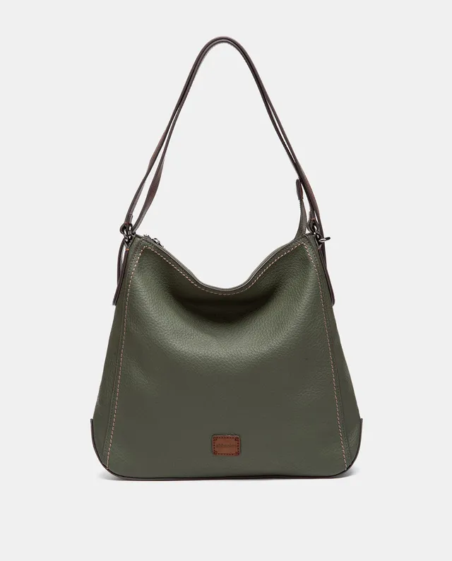 abbacino-bolso-multifuncional-reciclado-verde-convertible-a-mochila image 1