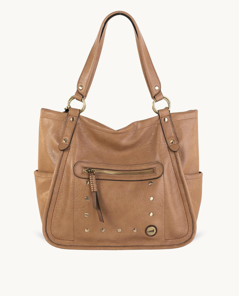 tote-de-piel-sint-tica-kbas-urban-corso-color-camel-34x30-cm image 1
