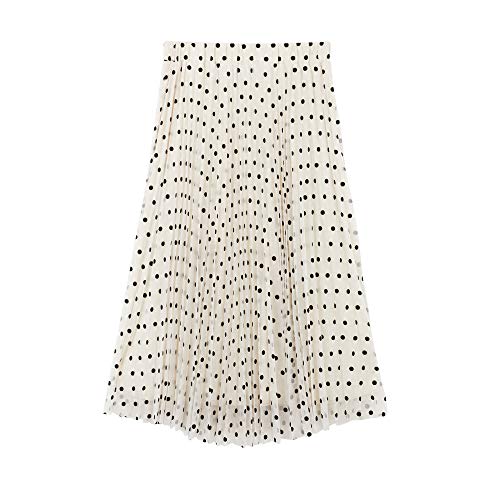 parfois-falda-plisada-estampado-lunares-mujer-tejido-crudo image 7