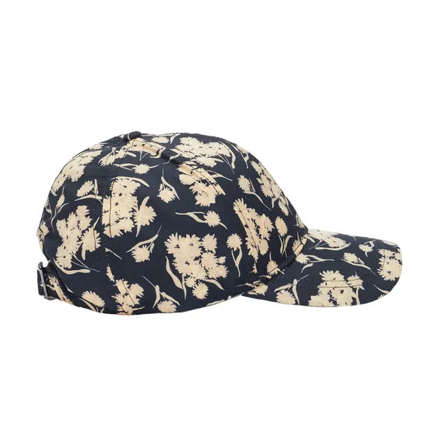 parfois-gorra-estampado-floral-negra-mujer image 1