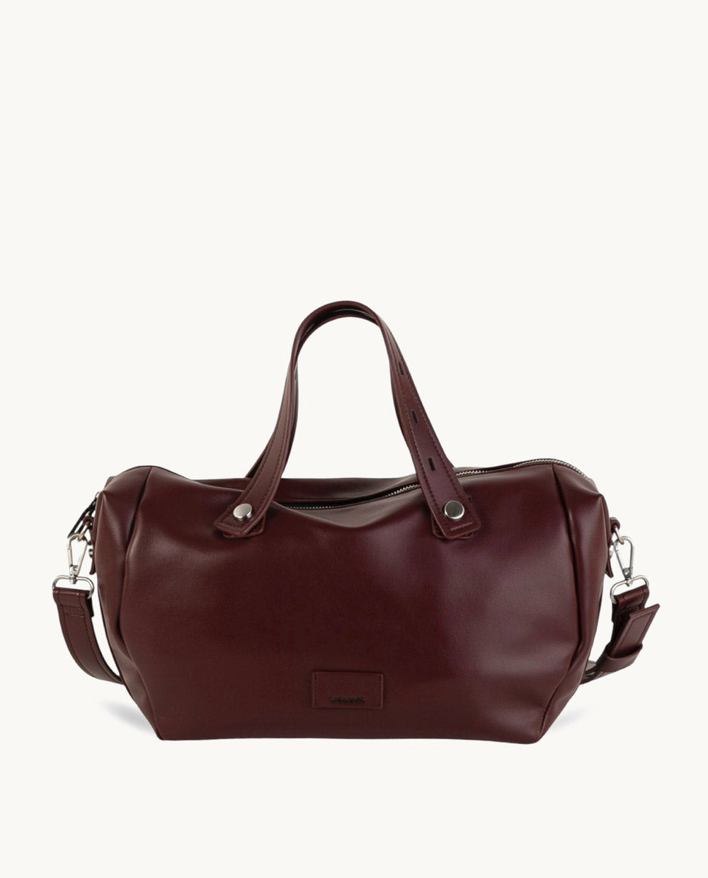 kbas-bolso-de-mano-de-piel-sint-tica-urban-belcanto-color-burdeos-38x15x23-cm image 3