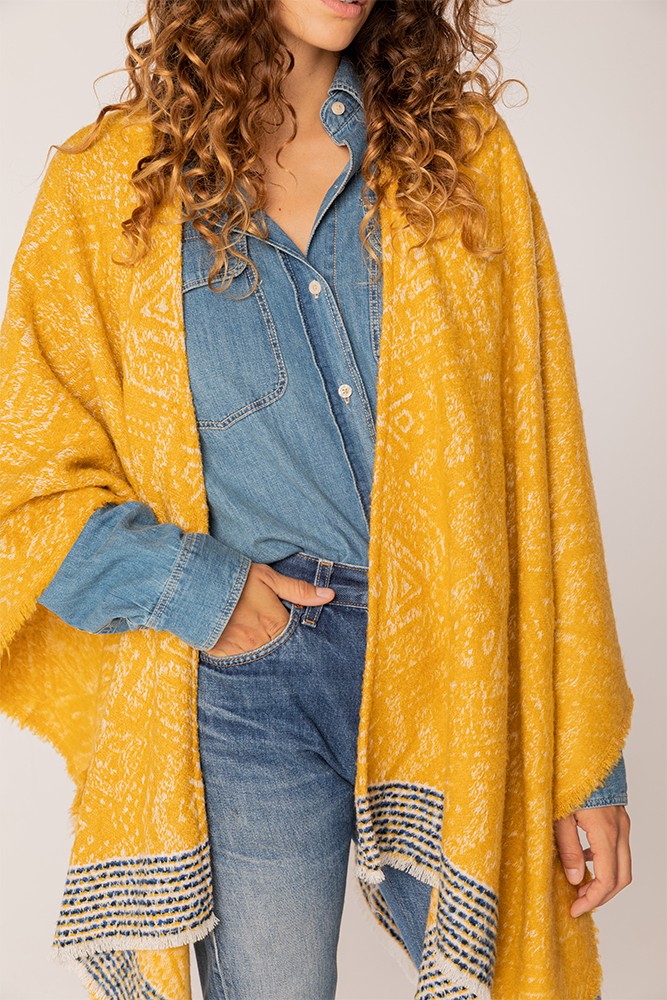 abbacino-poncho-mujer-estampado-mbar image 4