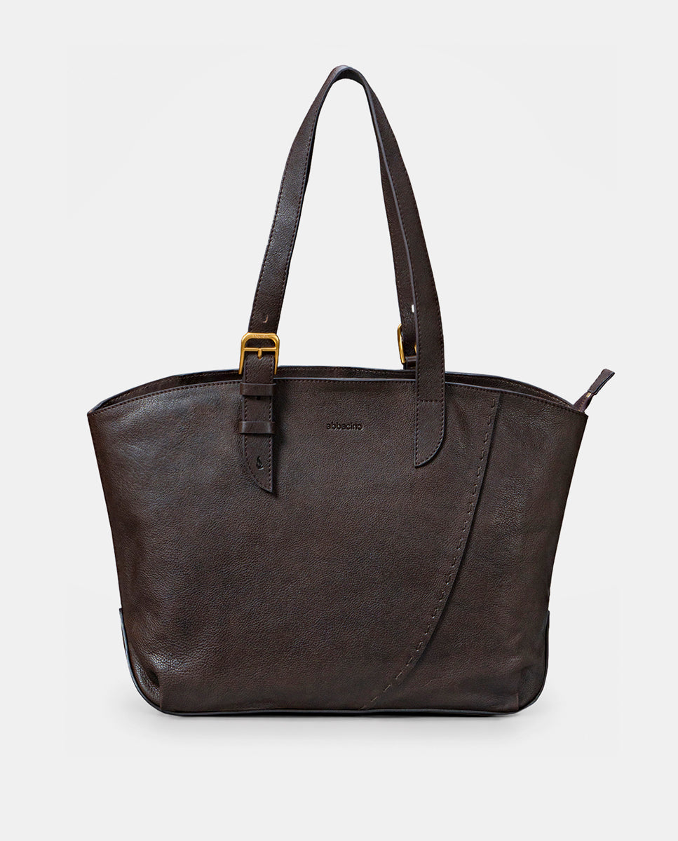 abbacino-bolso-shopper-en-piel-marr-n image 1