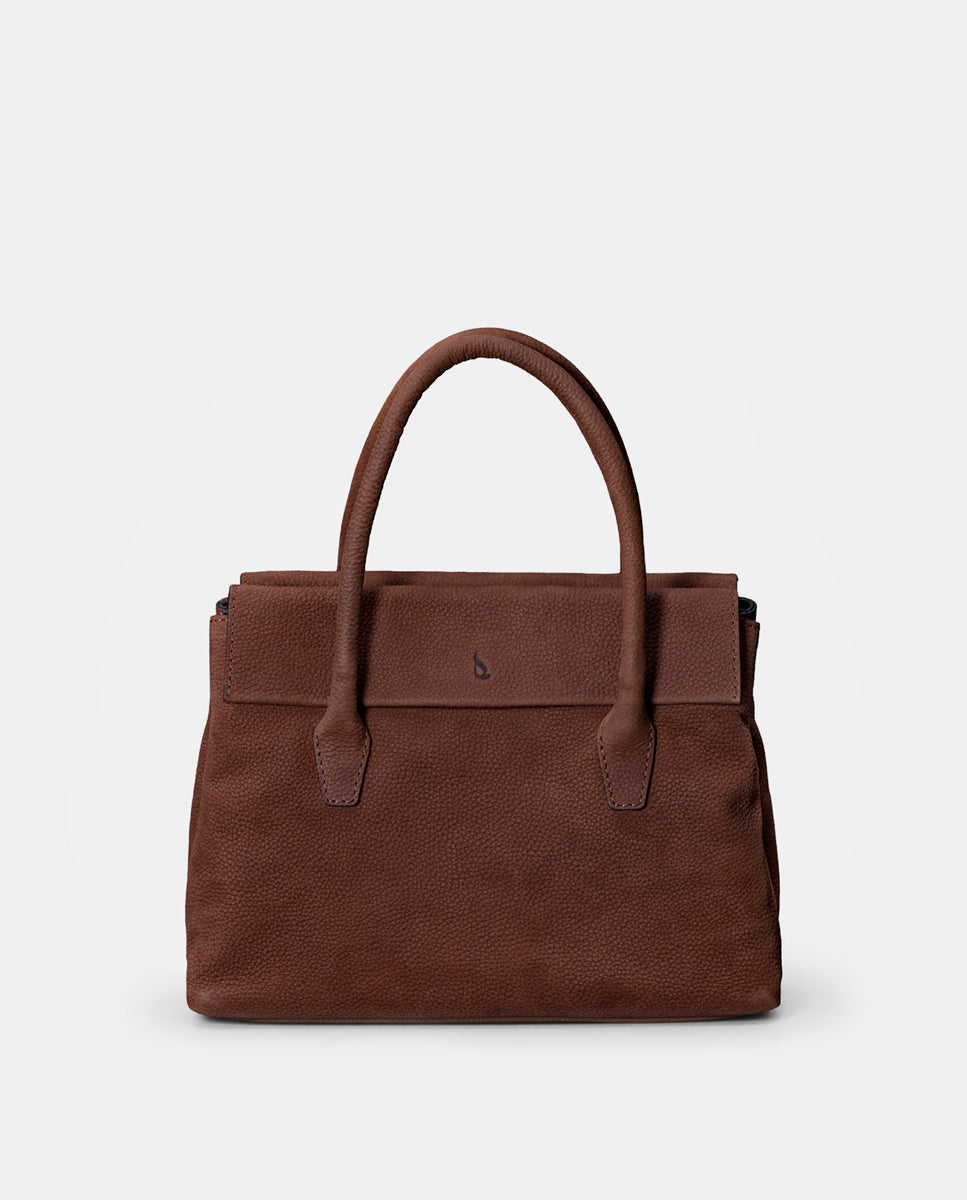 bolso-de-mano-abbacino-marr-n-en-piel-premium image 2