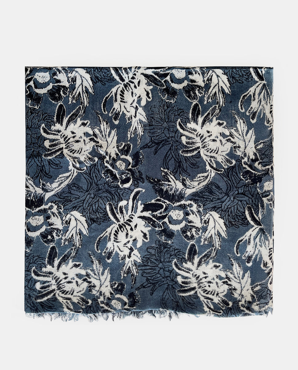 abbacino-pa-uelo-lana-gris-estampado-floral image 3