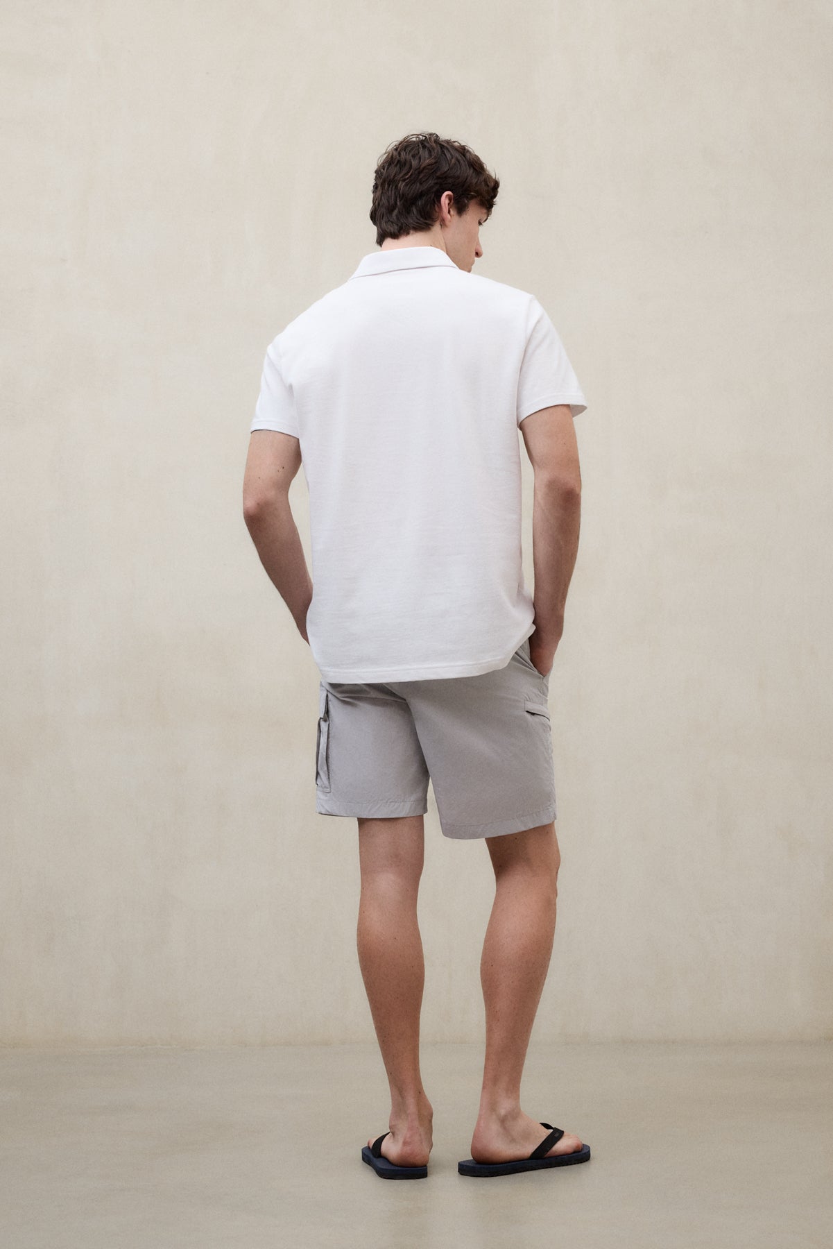polo-ecoalf-simon-blanco-para-hombre-fit-regular-algod-n-reciclado image 2