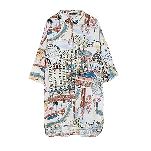 parfois-vestido-camisero-estampado-mujer-3 image 2