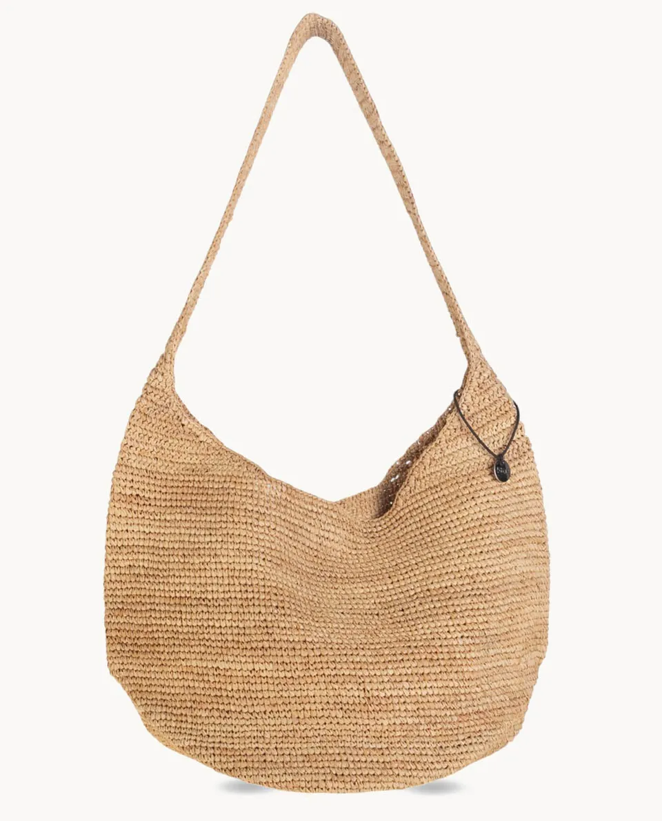 bolso-hobo-kbas-de-fibra-natural-color-natural-con-cierre-magn-tico image 1