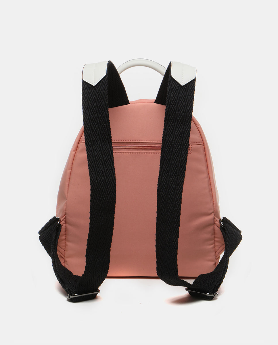 mochila-abbacino-mujer-tejidos-reciclados-coral image 3