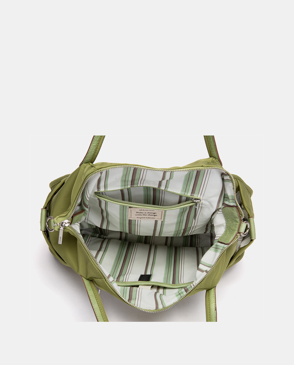 bolso-de-hombro-abbacino-en-tejido-verde-reciclado image 7