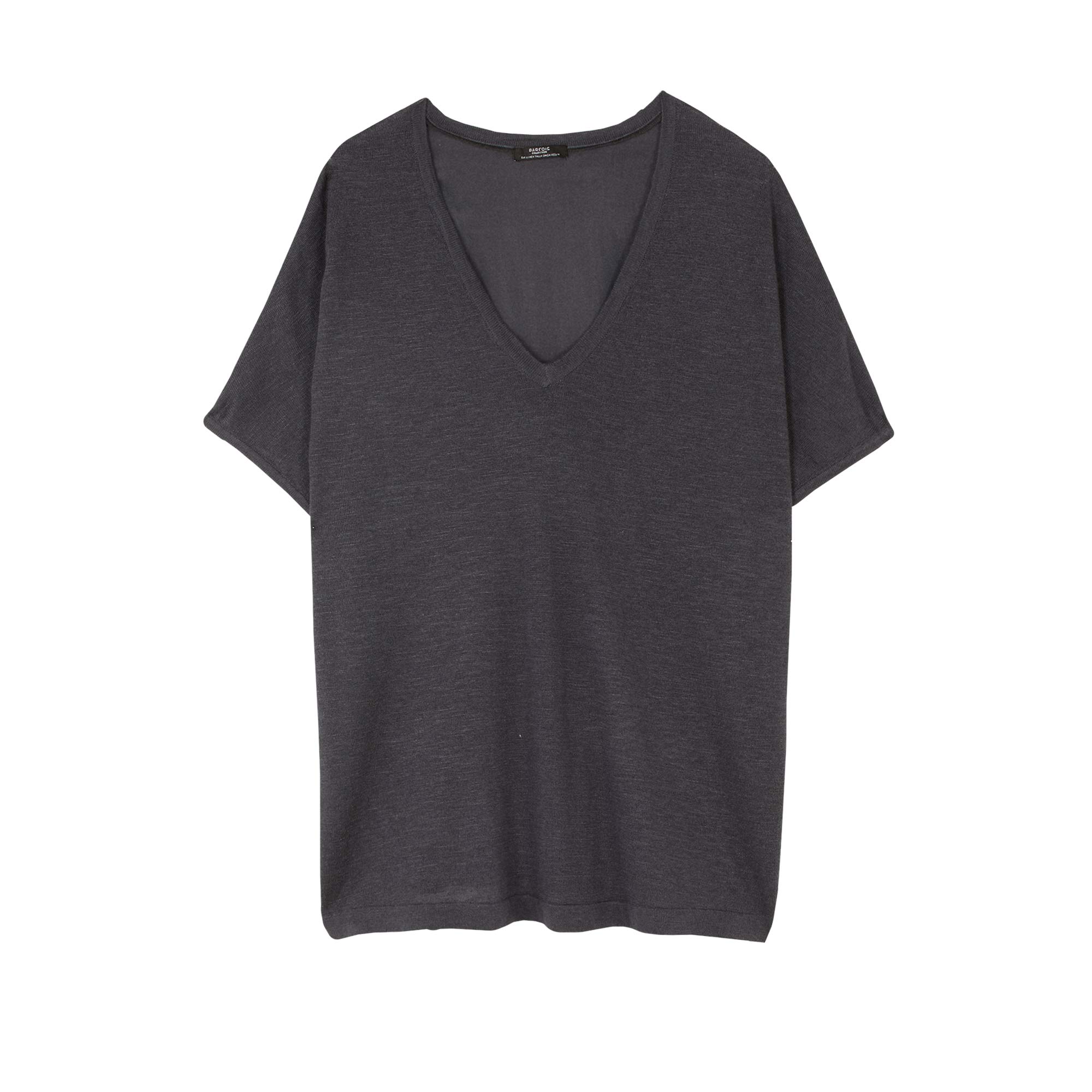 parfois-top-de-punto-cuello-pico-mujeres image 1