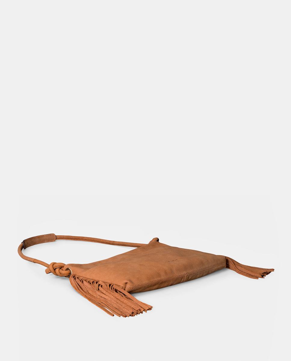 abbacino-bolso-de-hombro-piel-cognac-con-flecos-lua image 5