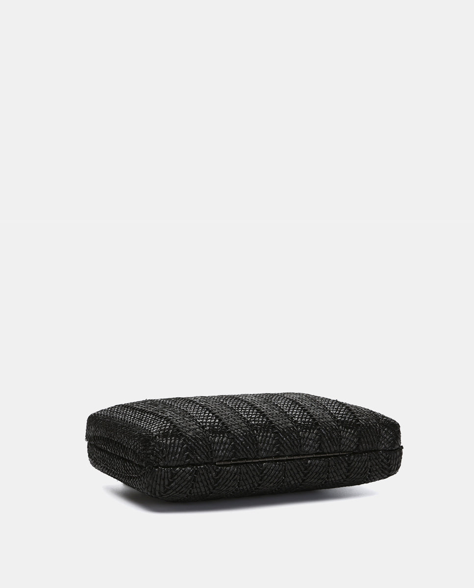 abbacino-clutch-de-fiesta-negro-trenzado-espiga image 4