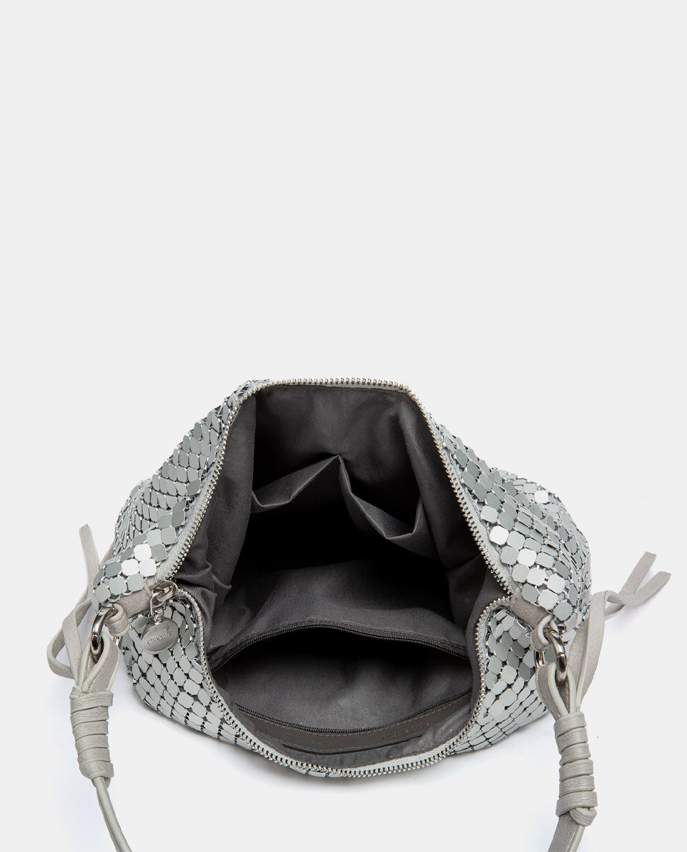 abbacino-bolso-de-hombro-fiesta-malla-met-lica-plata image 6
