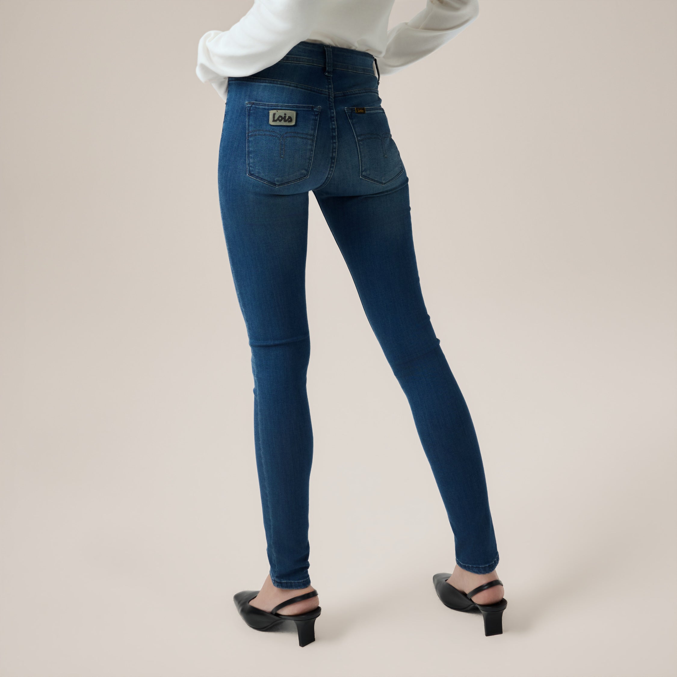 lois-celia-pantal-n-de-mujer-en-mezcla-de-algod-n-modal-y-elastano-tallas-24-30 image 3