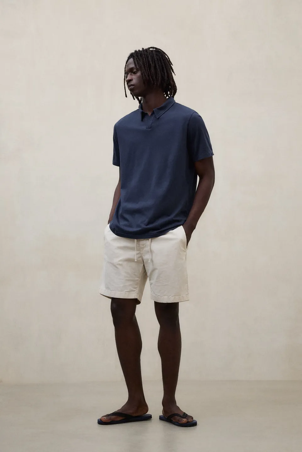 shorts-ethic-beige-de-ecoalf-para-hombre-64-algod-n-regenerativo-fit-regular image 1