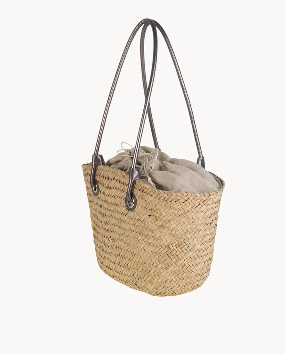 capazo-de-seagrass-kbas-con-cierre-de-saco-color-plata image 2