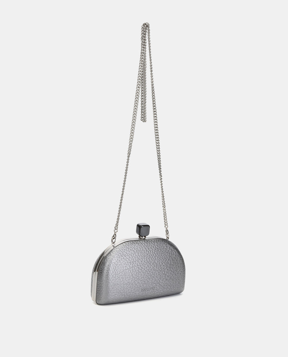 clutch-abbacino-plateado-media-luna-metalizado-fiesta image 2