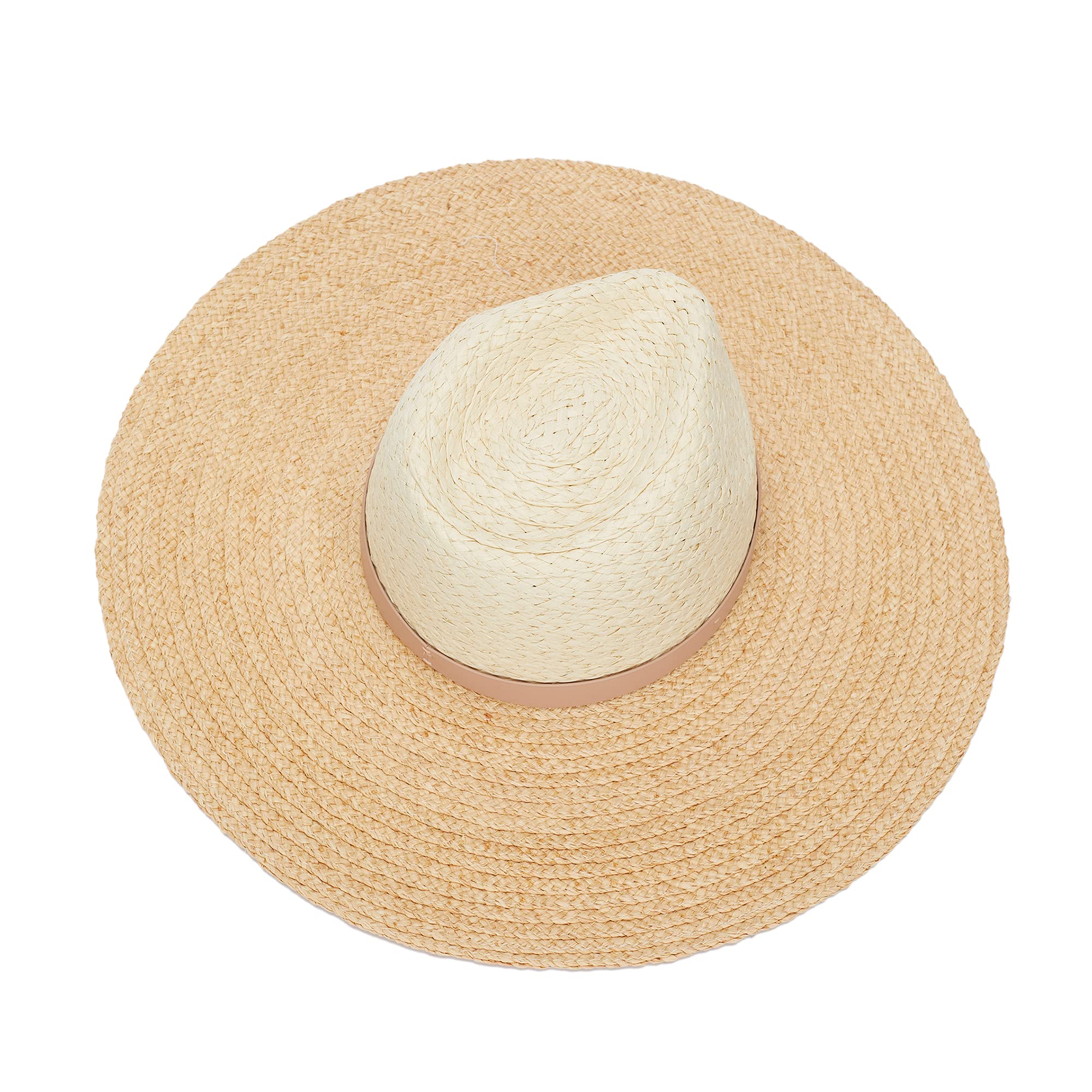 parfois-sombrero-textura-rafia-con-cinta-contraste-beige-mujer image 3
