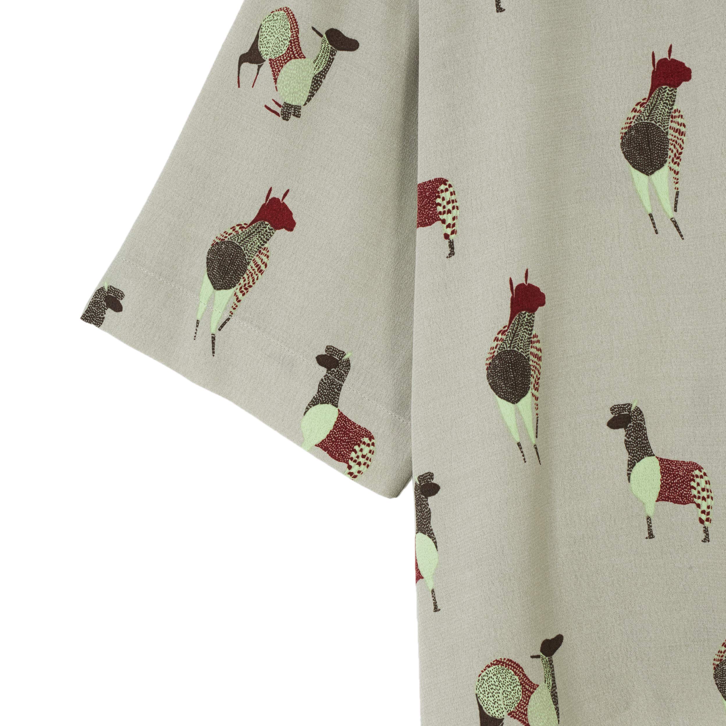 parfois-camisa-fluida-estampado-llamas-mujeres image 2