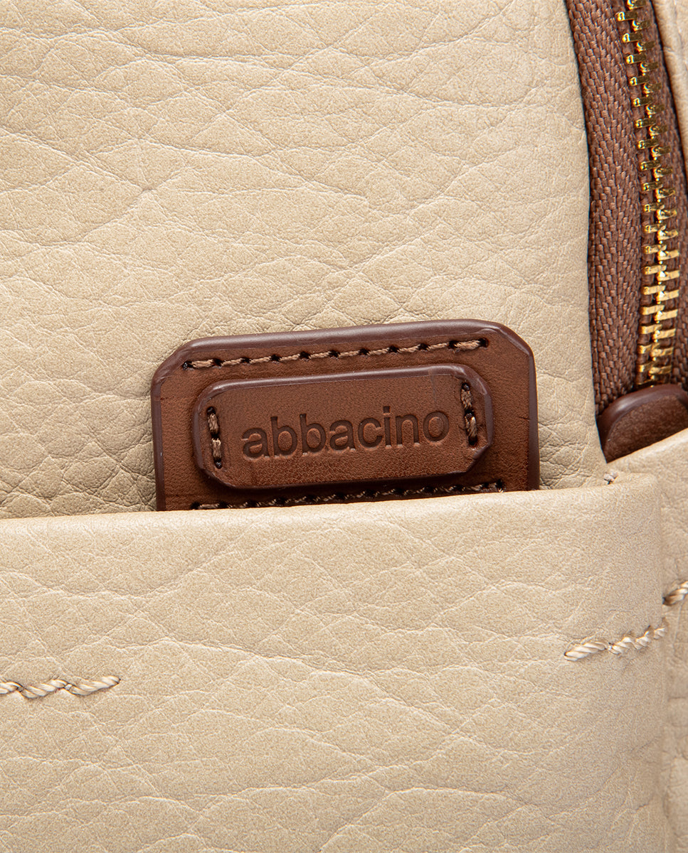 abbacino-mochila-materiales-reciclados-beige image 7