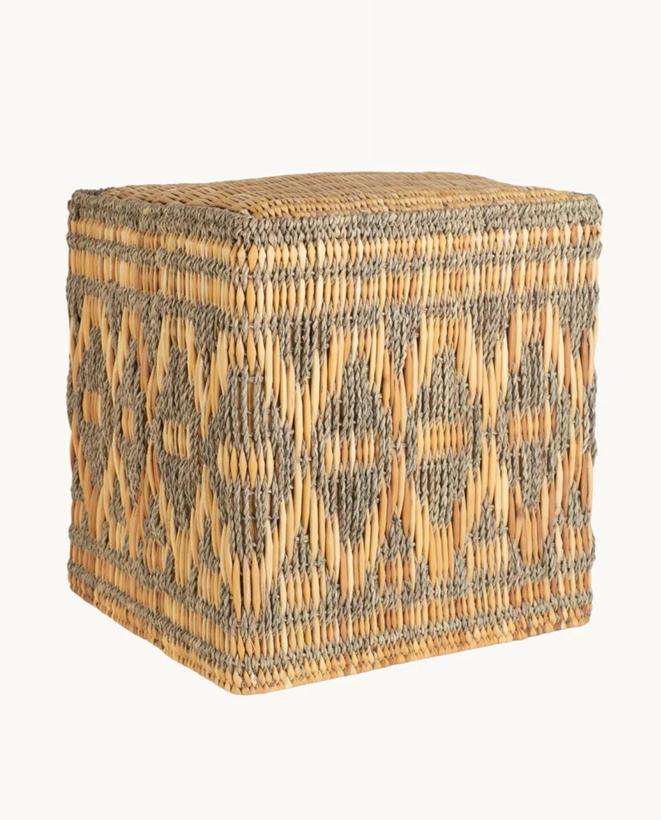 kbas-puff-de-junquillo-y-yute-40x40x40-cm-asiento-y-reposapi-s-de-fibra-natural image 1