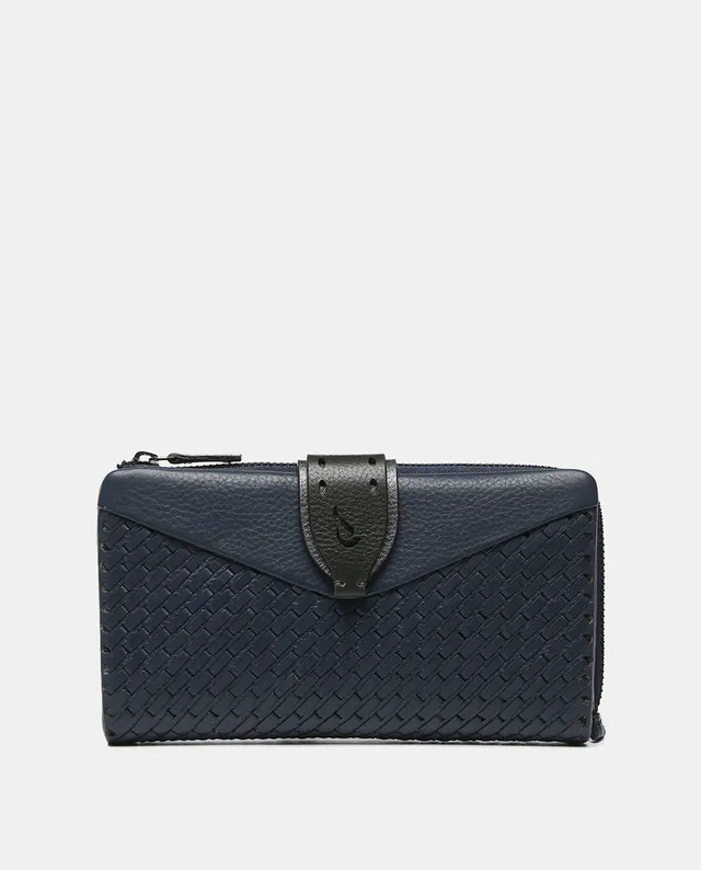 abbacino-cartera-grande-de-mujer-en-piel-azul-premium image 1