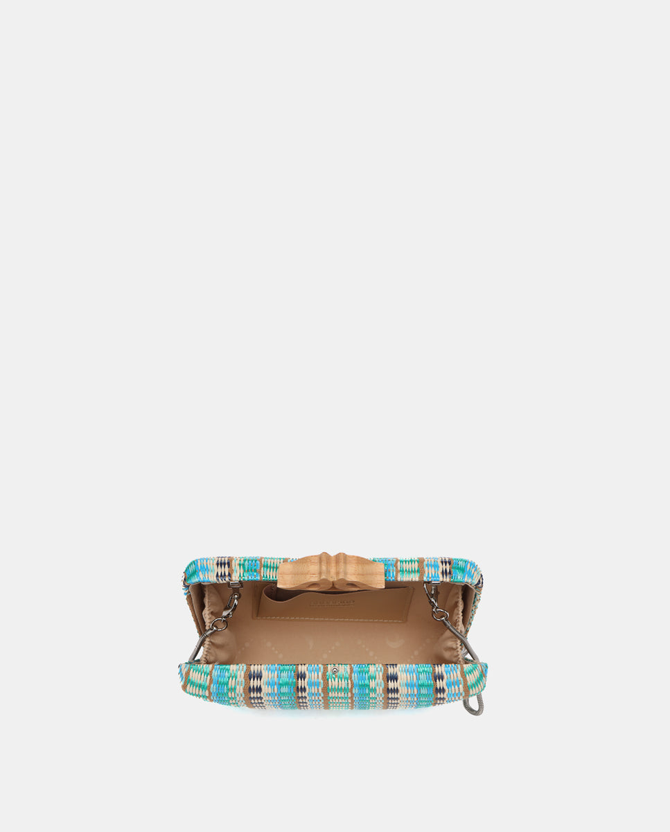 abbacino-clutch-de-fiesta-cuadrado-con-estampado-azul image 6