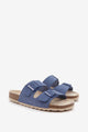abbacino-sandalia-plana-ante-azul-mujer image 3