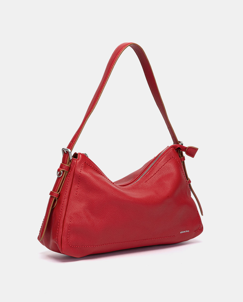 bolso-de-hombro-abbacino-rojo-en-materiales-reciclados image 2