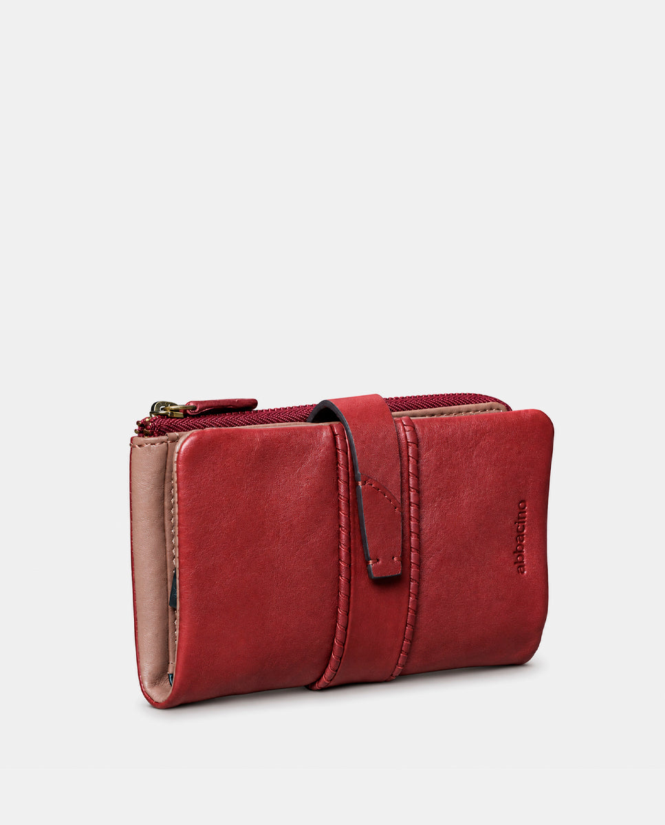 abbacino-cartera-mediana-de-mujer-en-piel-burdeos image 3