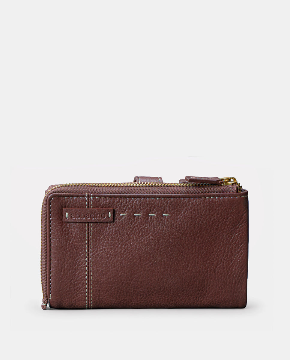abbacino-cartera-mediana-mujer-piel-marr-n-herraje image 3