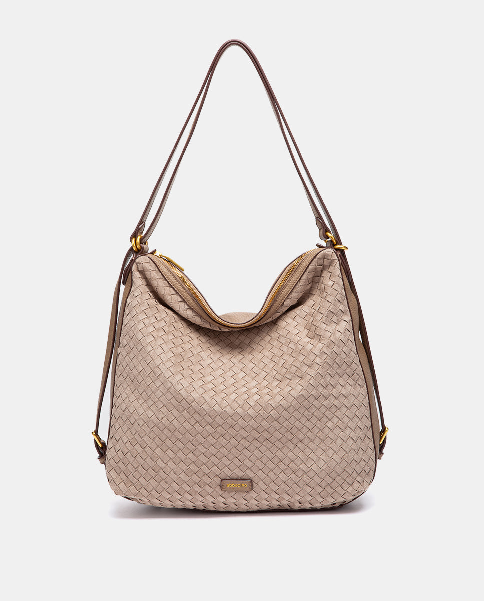 abbacino-bolso-multifuncional-trenzado-beige image 1