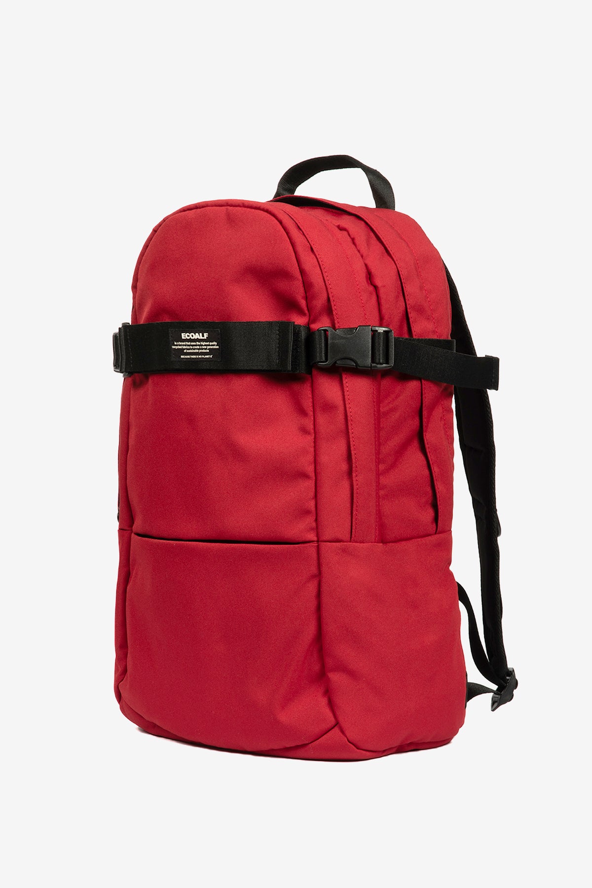 mochila-bergen-de-ecoalf-roja-poli-ster-reciclado-repelente-al-agua image 3