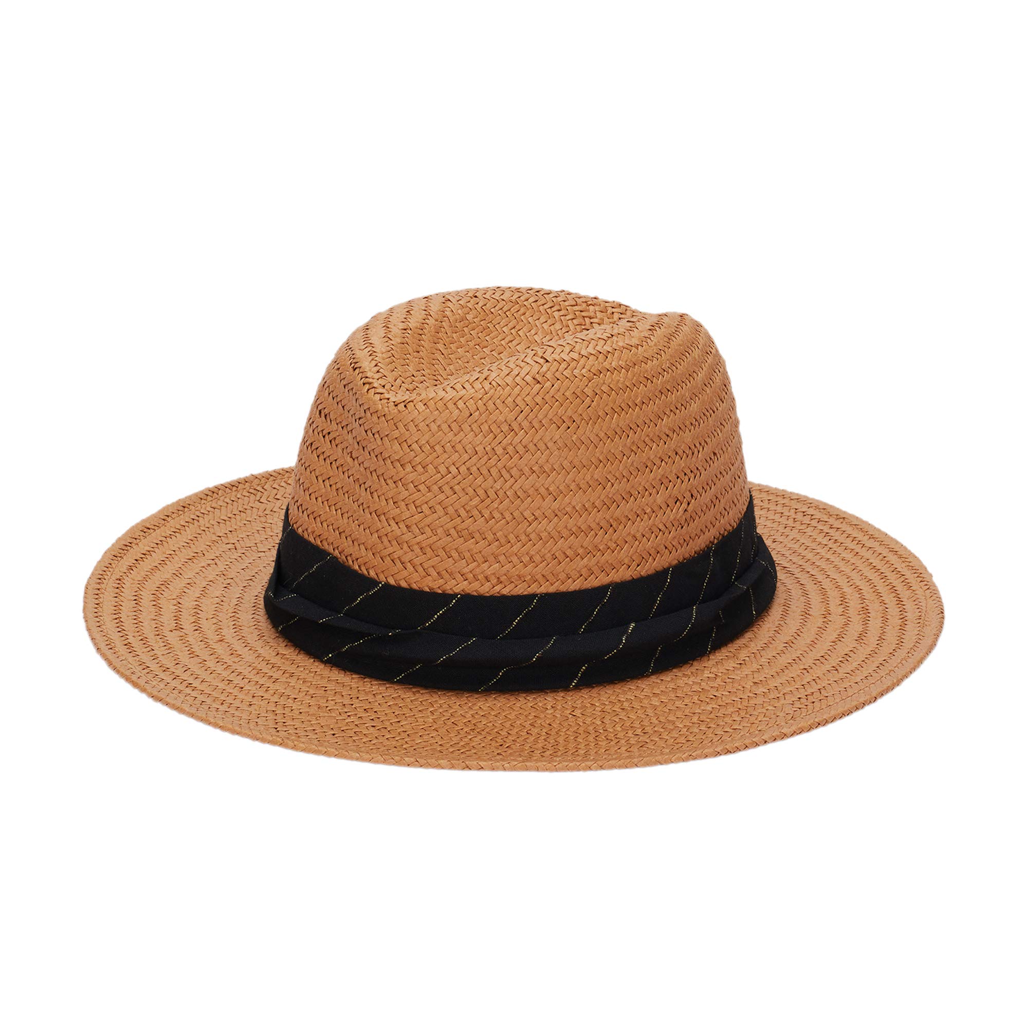 parfois-sombrero-fedora-rafia-con-cinta-a-contraste-para-mujer image 1