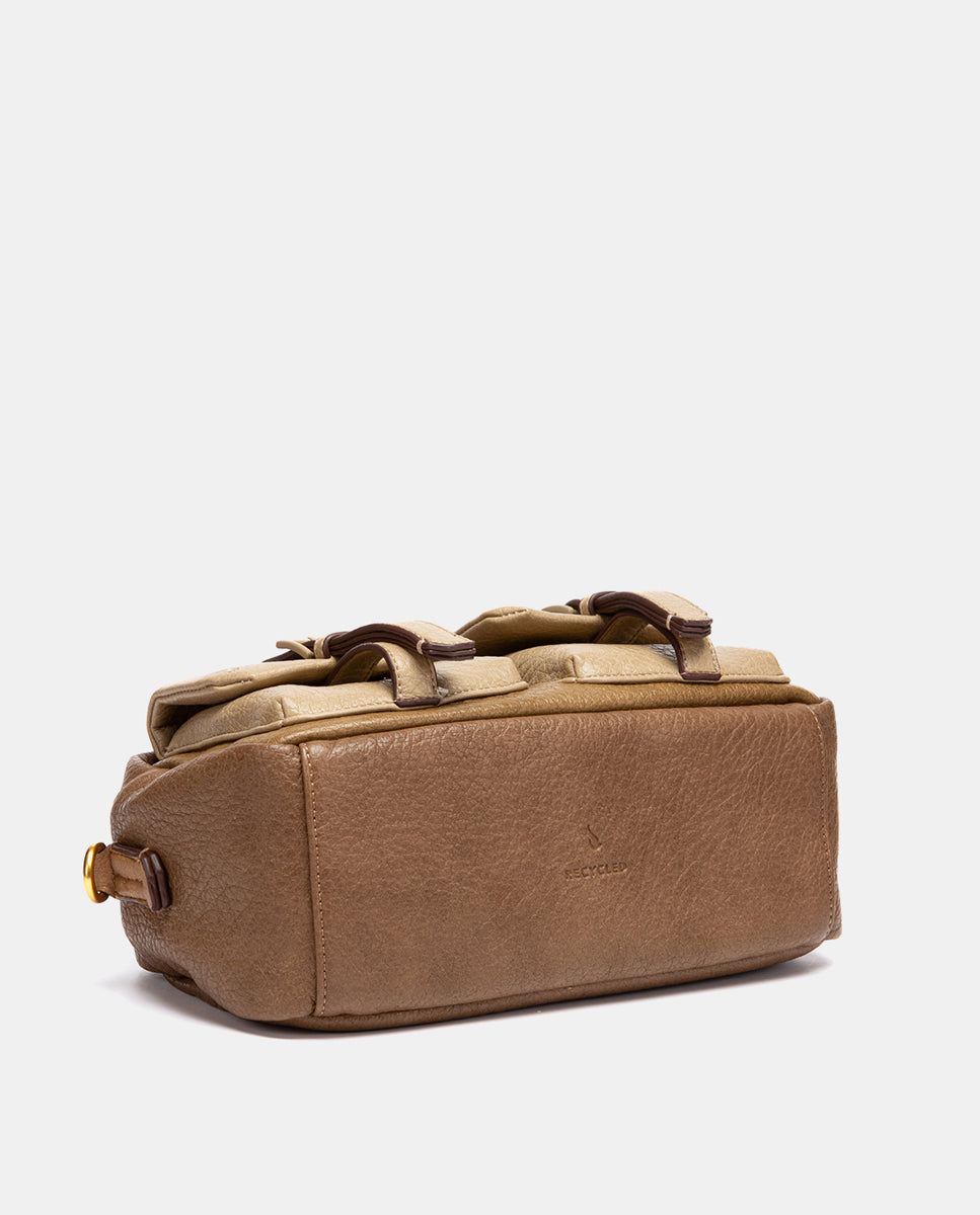 abbacino-bandolera-combinada-en-taupe-de-materiales-reciclados image 7