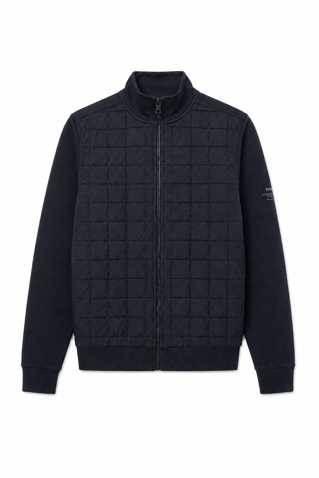 ecoalf-sudadera-hampi-azul-marino-de-hombre-100-algod-n-reciclado-cremallera image 7