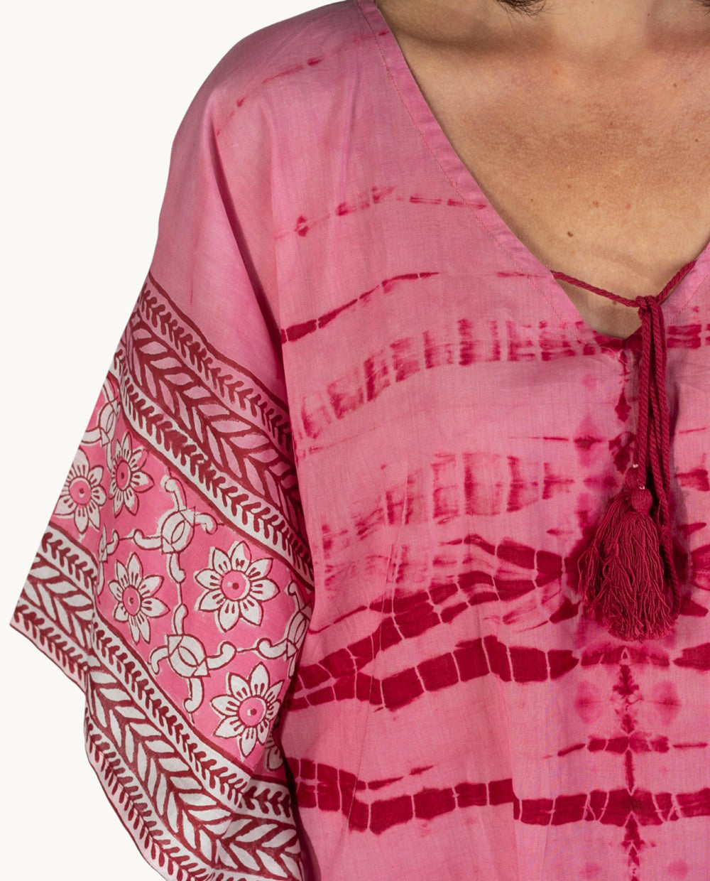 kbas-kurta-de-algod-n-talla-nica-color-fucsia-ajuste-relajado-y-fresco image 3