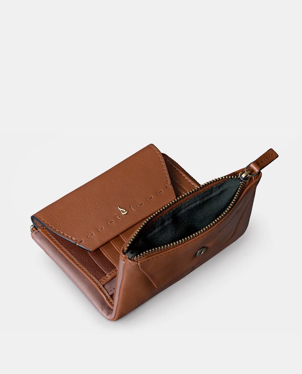 abbacino-cartera-mediana-piel-cognac-mujer image 6