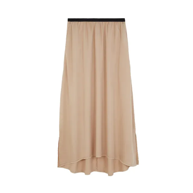 parfois-falda-con-cintura-el-stica-limited-edition-tejido-crudo-mujer image 1