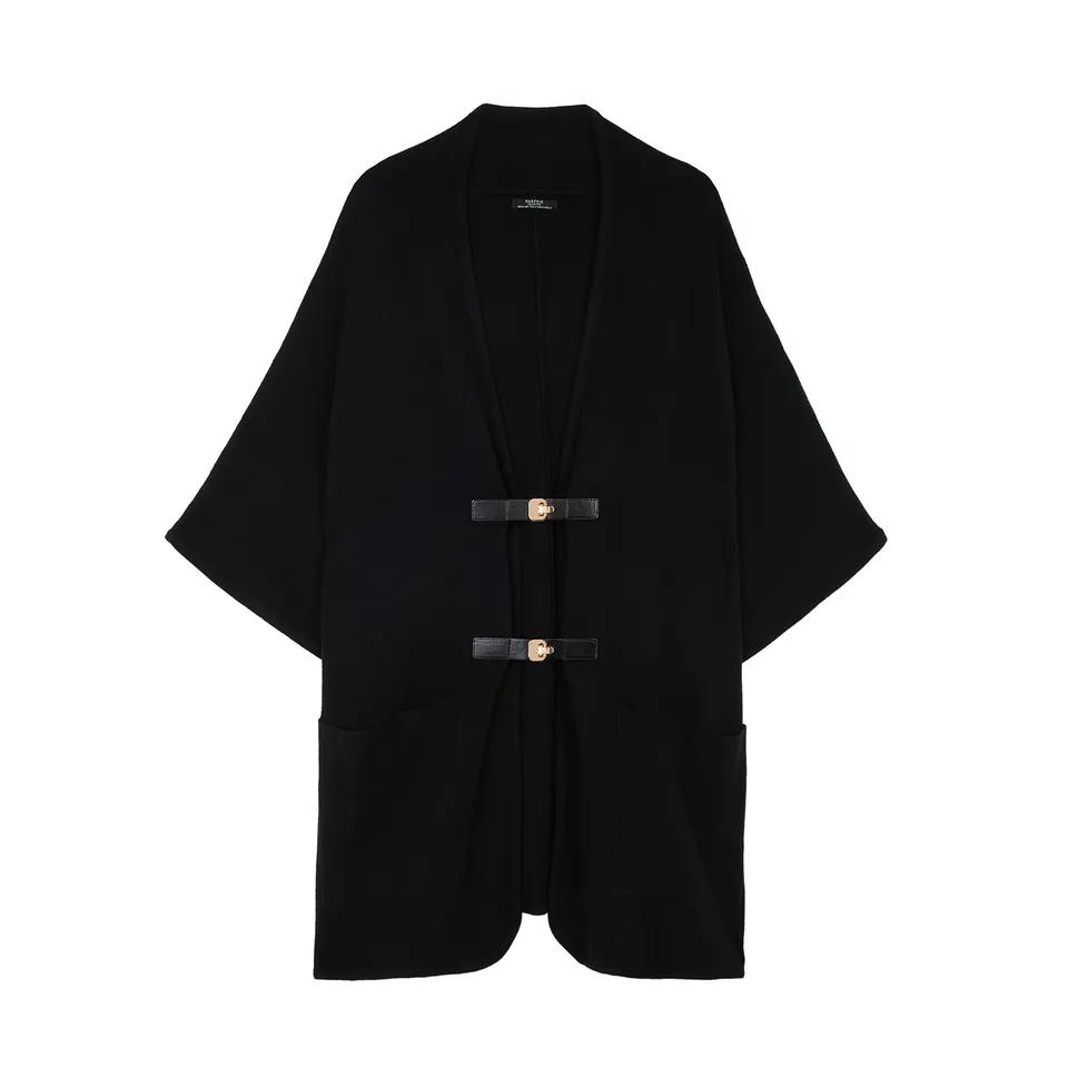 parfois-poncho-con-bolsillos-para-mujer image 1