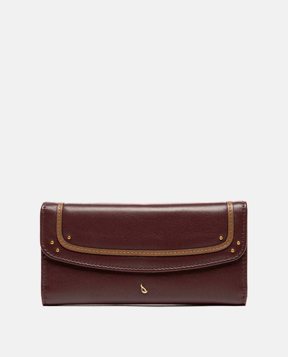 abbacino-cartera-grande-de-piel-burdeos-con-solapa image 1