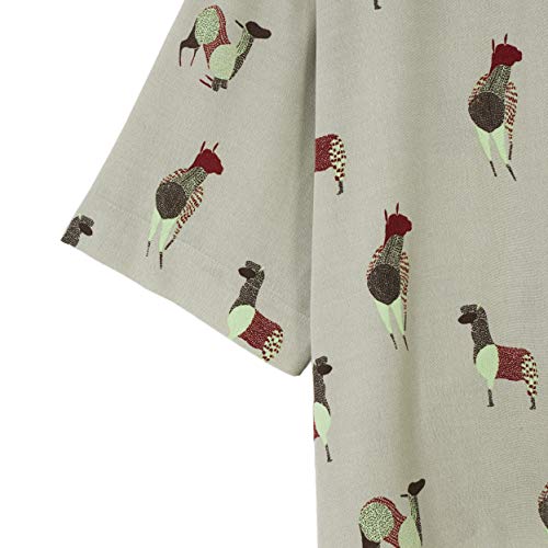parfois-camisa-fluida-estampado-llamas-mujeres image 4