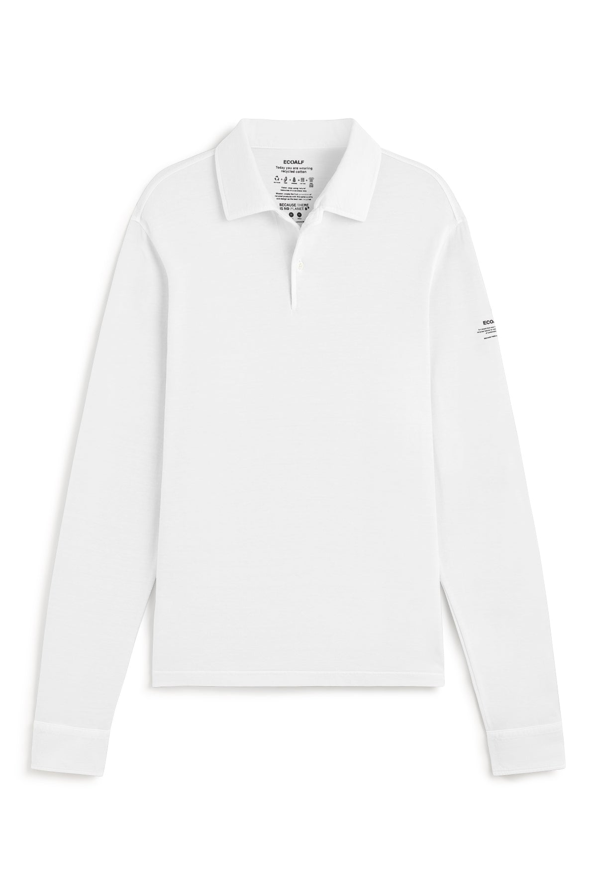 ecoalf-patrick-polo-blanco-de-hombre image 1