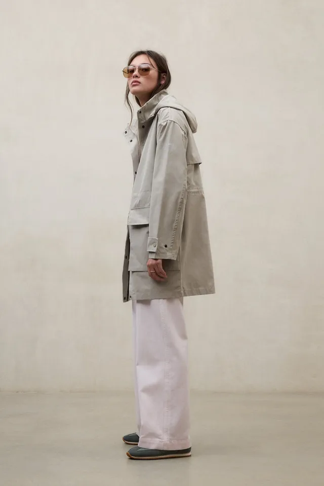 ecoalf-chaqueta-cova-beige-poli-ster-reciclado-capucha-desmontable image 1