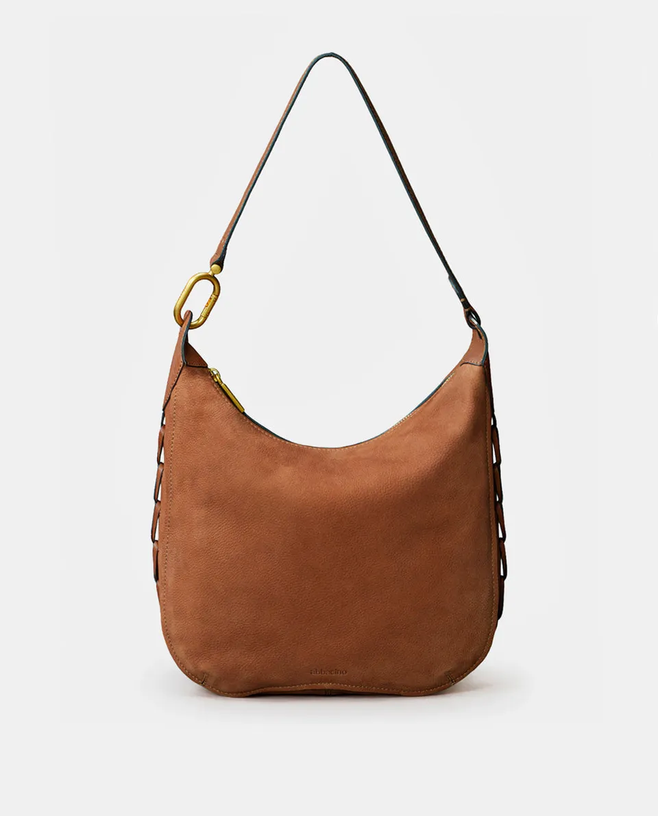 abbacino-bolso-de-hombro-nobuck-cognac-trenzado image 1